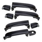Outer Door Handles Set 4 x for Nissan Versa (2007-2012) Front & Rear Left Right