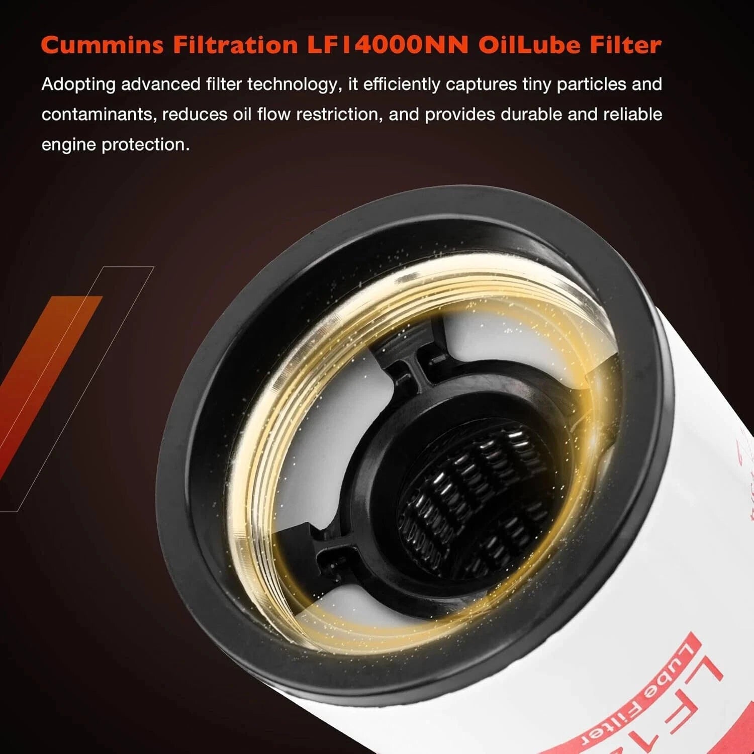 6X Oil Filter for Cummins ISX ISM X12 (Fits Fleetguard)