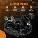 LH Rear Steering Knuckle Wheel Hub Bearing for Subaru Forester (2001–2008)