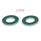 2 Pack Gear Oil Drain Plug Gaskets for Suzuki Outboard (09168-10034)