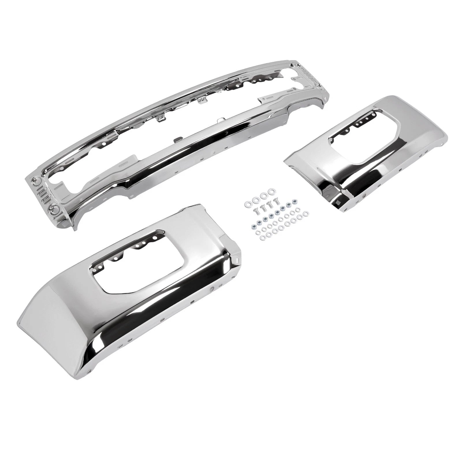 Front Bumper Face Bar for Ford F-150 (2015-2017) Chrome