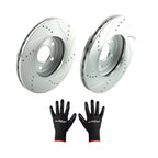 Front Disc Brake Rotors Kit for Chevrolet Cobalt 2005–2006 and Malibu 2004–2012