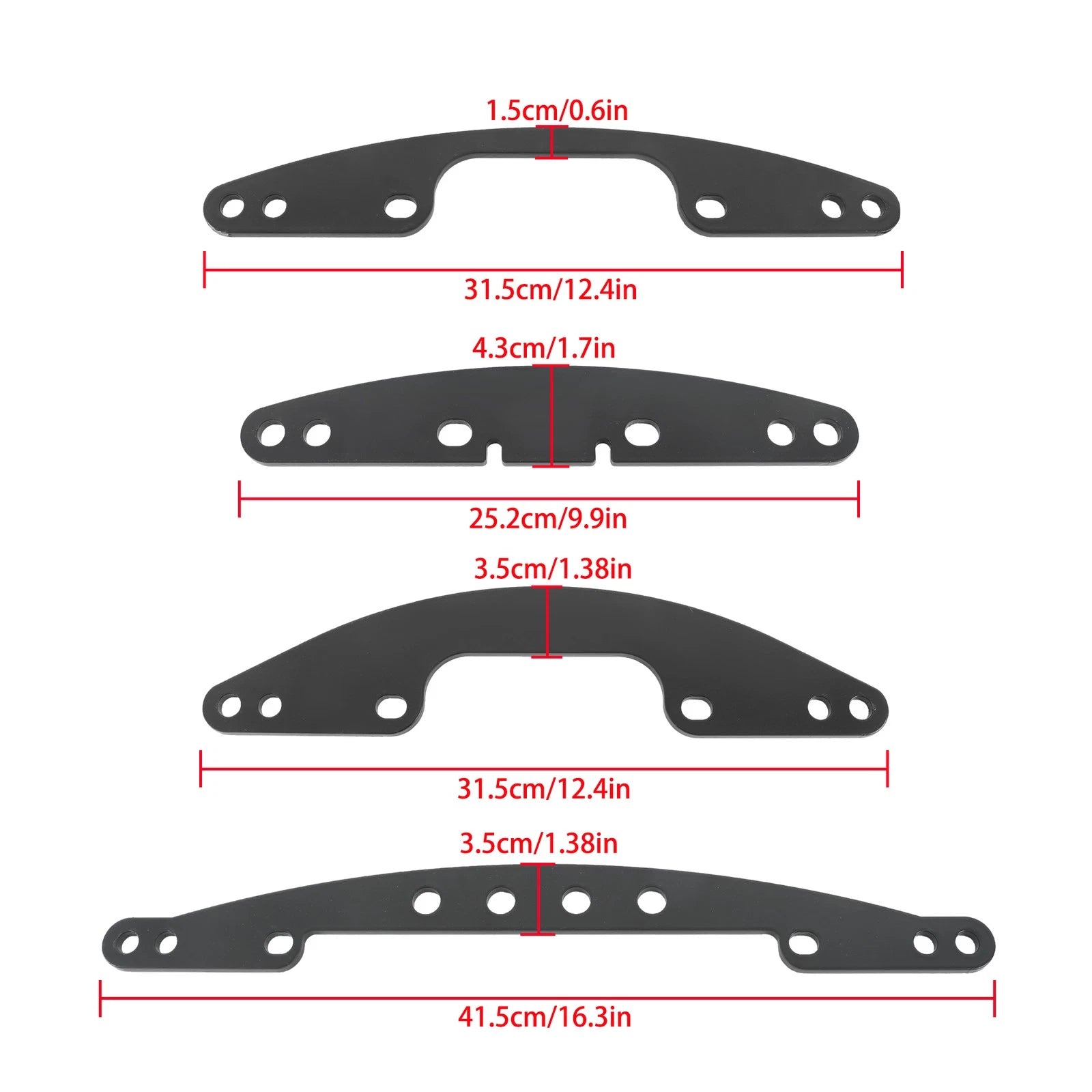 ATV Front Widening Kit for Honda TRX250X (2009-2013) Black