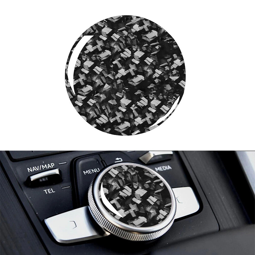 1X Center Console Multimedia Knob Cover Trim for Audi A4 B9 A5 S4 S5 RS4 RS5