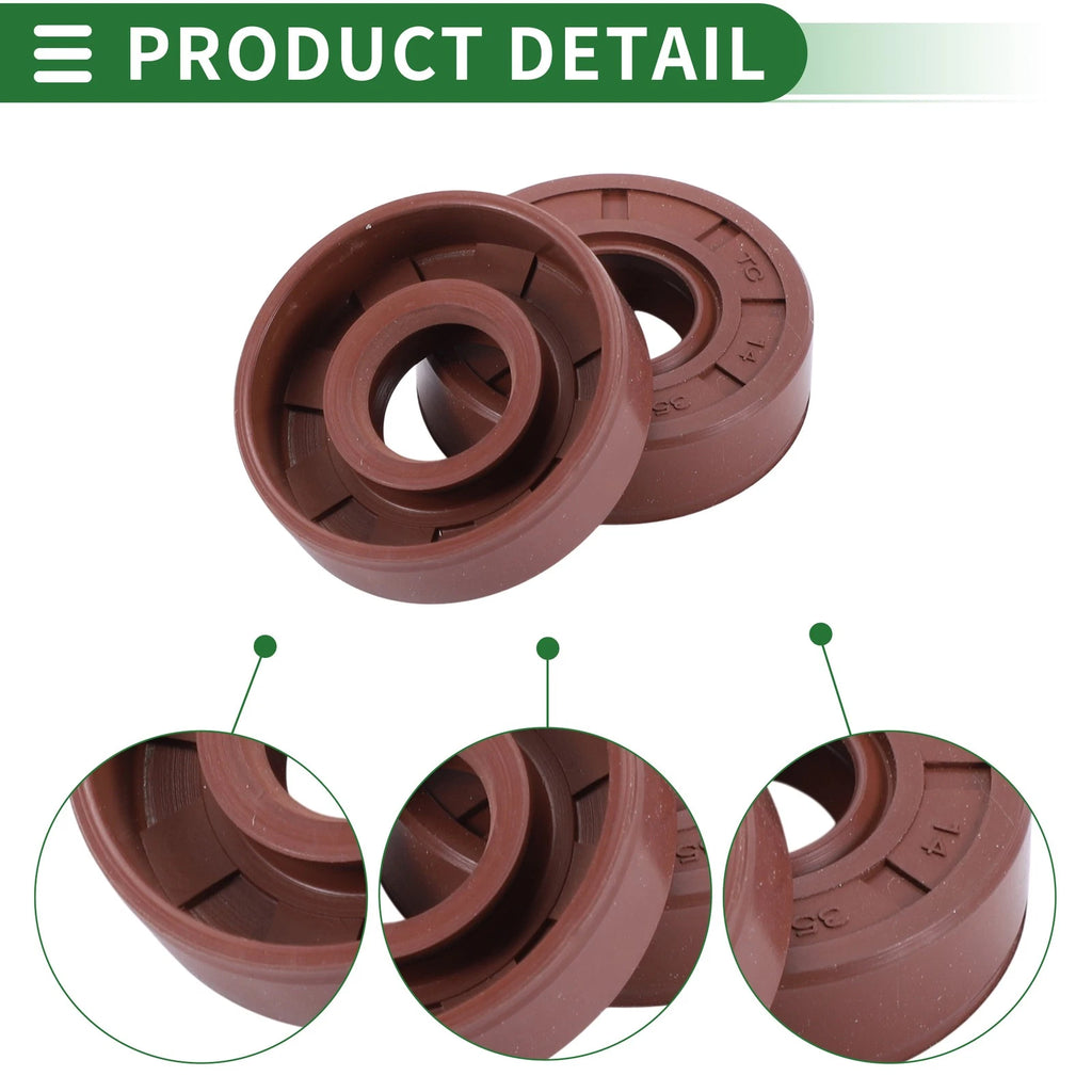 Set of 5 Oil Seal Rotary Shaft Seal 14x35x10mm for Various Models