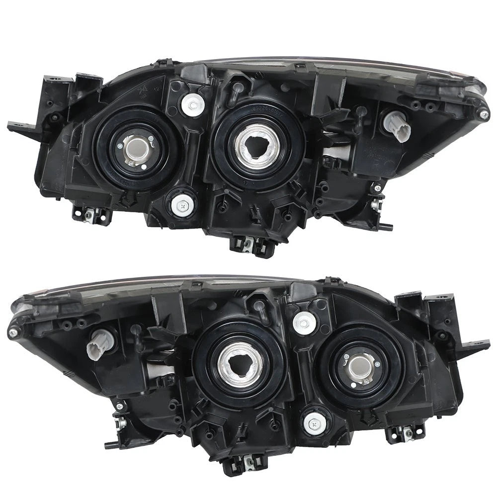 Set of 2 Headlamps for Mazda 3 (2010–2013) Halogen