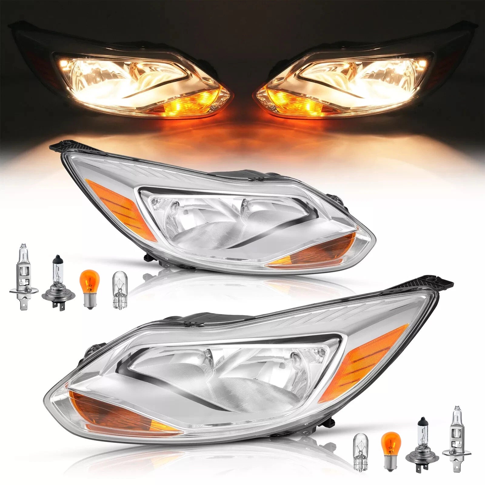 Headlights for Ford Focus (2012–2014) Left/Right