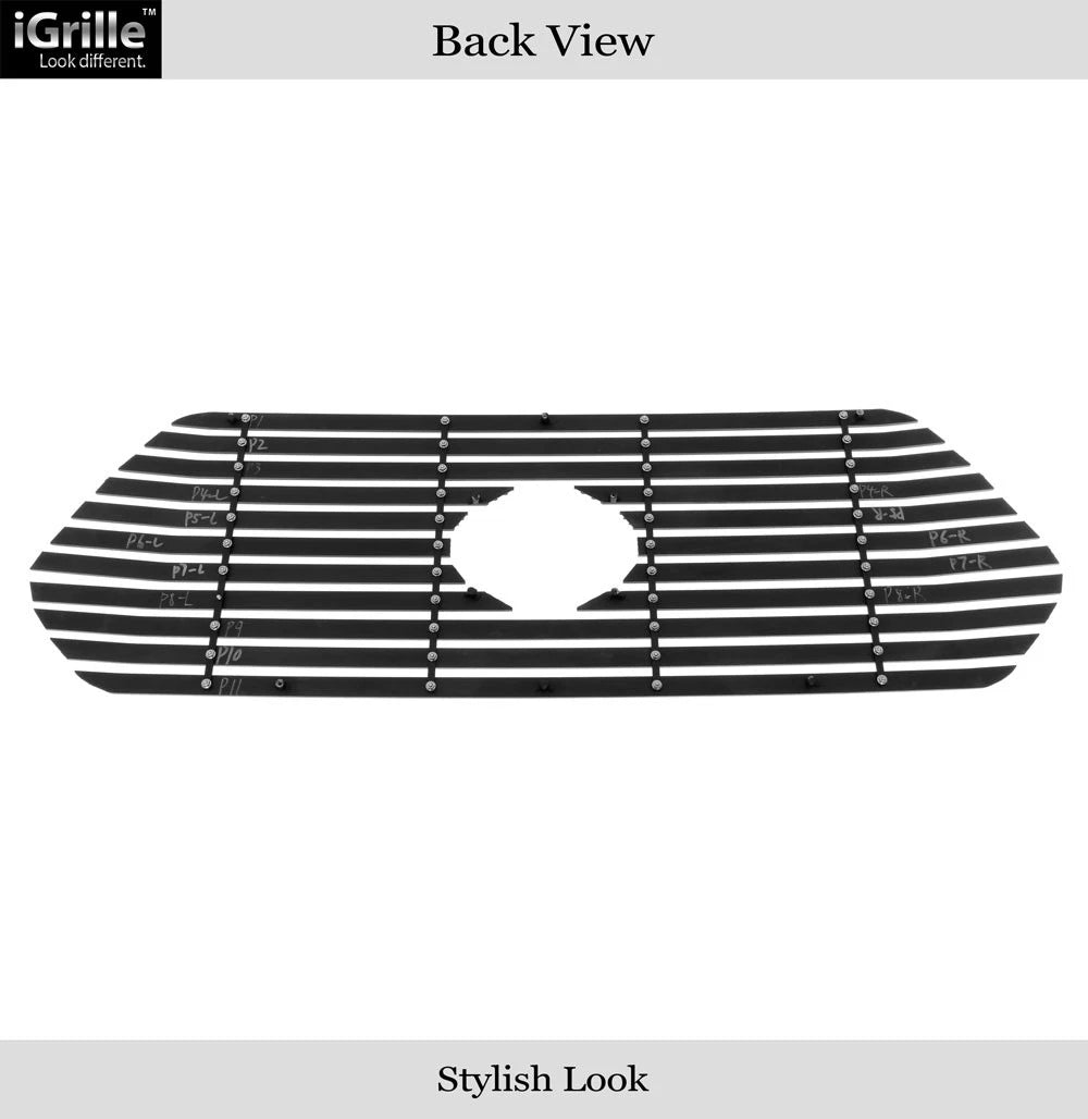 Chrome Wide Rivet Billet Grille Insert for Toyota Tacoma (2018-2019)