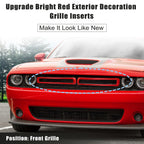 Front Grill Mesh Grille Inserts for Dodge Challenger (2015–2022) Red
