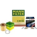 Mann Oil & Air Filter Set with 6 Bosch Double Platinum Spark Plugs for BMW X5