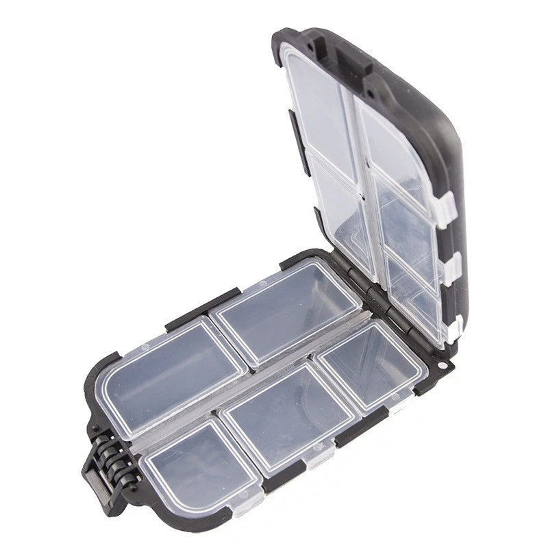 Fishing Lure Bait Hooks Storage Box Case - Waterproof Double Sided