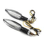 30 x LED 8MM Motorcycle Turn Signal Light Indicators Blinkers Amber Universal