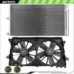 AC Condenser and Cooling Fan Assembly Kit for Lincoln Navigator (2010–2014)