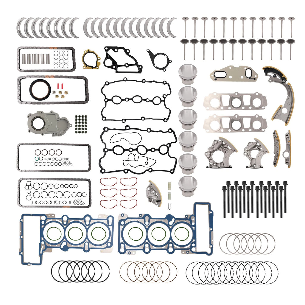 Pistons Set w/ Bearings & Head Gaskets for Audi A7 Sportback (2011–2014)