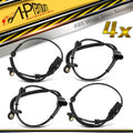 Set of 4 ABS Wheel Speed Sensors for Ford Transit Connect (2010–2013)