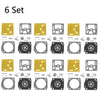 6X Carburetor Gasket Kit for Stihl 034 MS340 036 MS360 (RB-31)