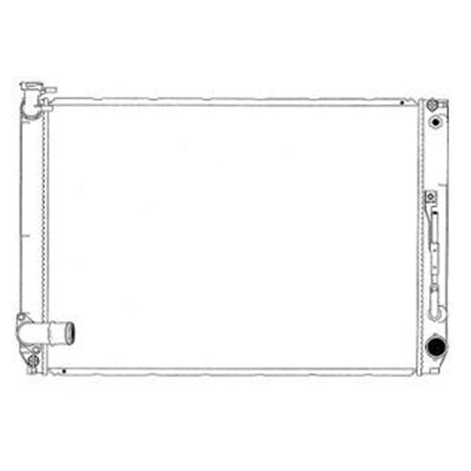Replacement Plastic/Aluminum Radiator (See compatibility Chart)