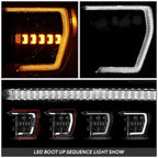 Sequential 3D LED Bar Projector Headlights for Ford F-150 (2021–2023)