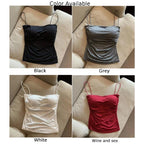 2X Comfortable Summer Tank Top with Built-in Bra for Women