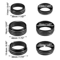 AC Switch Knob Cover Ring Trim for Dodge Ram 1500 - 4 x Black