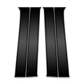 4pc Carbon Fiber Pillar Post Covers for 2002-2007 Jeep Liberty