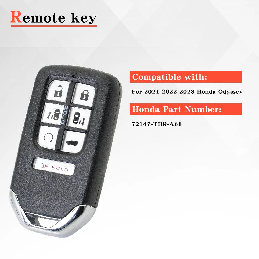 2X Keyless Remote Smart Key Fob KR5T4X for Honda Odyssey (2021–2023)