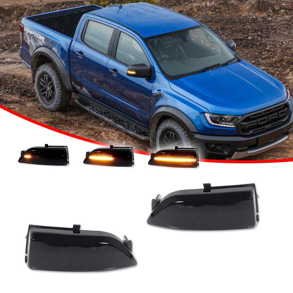 Dynamic LED Side Mirror Turn Signal Indicator for Ford Ranger (2012–2022)