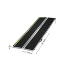 8 ft Non-Skid Aluminum Wheelchair Ramp for Step (Fits )