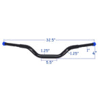 2" Rise Drag Bar Handlebar for Harley Softail Fat Boy Deluxe