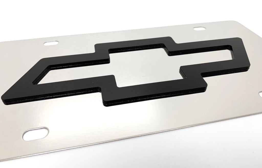 License Plate Frame Premium Stainless Chrome for Chevrolet Bowtie (2000–2025)