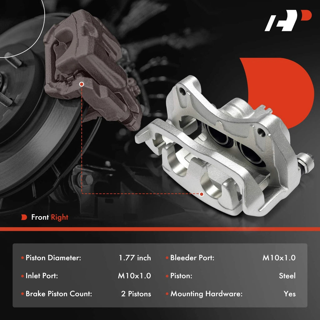Front Right Brake Caliper with Bracket for Nissan Pathfinder