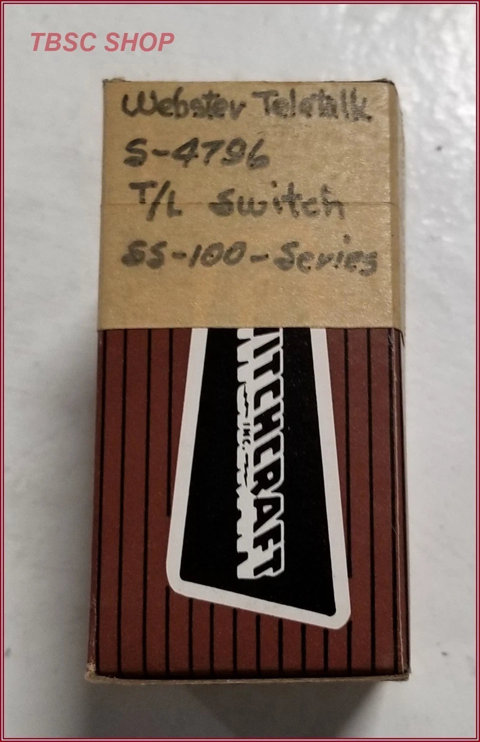 T/L Switch for Vintage Webster Electric Teletalk SS-100 Series