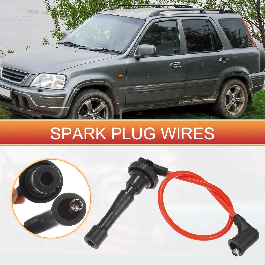 Set of 4 Spark Plug Wire Ignition Coil Cables No. 32700PHK003 for Acura Integra (1996–2001)