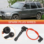 Set of 4 Spark Plug Wire Ignition Coil Cables No. 32700PHK003 for Acura Integra (1996–2001)