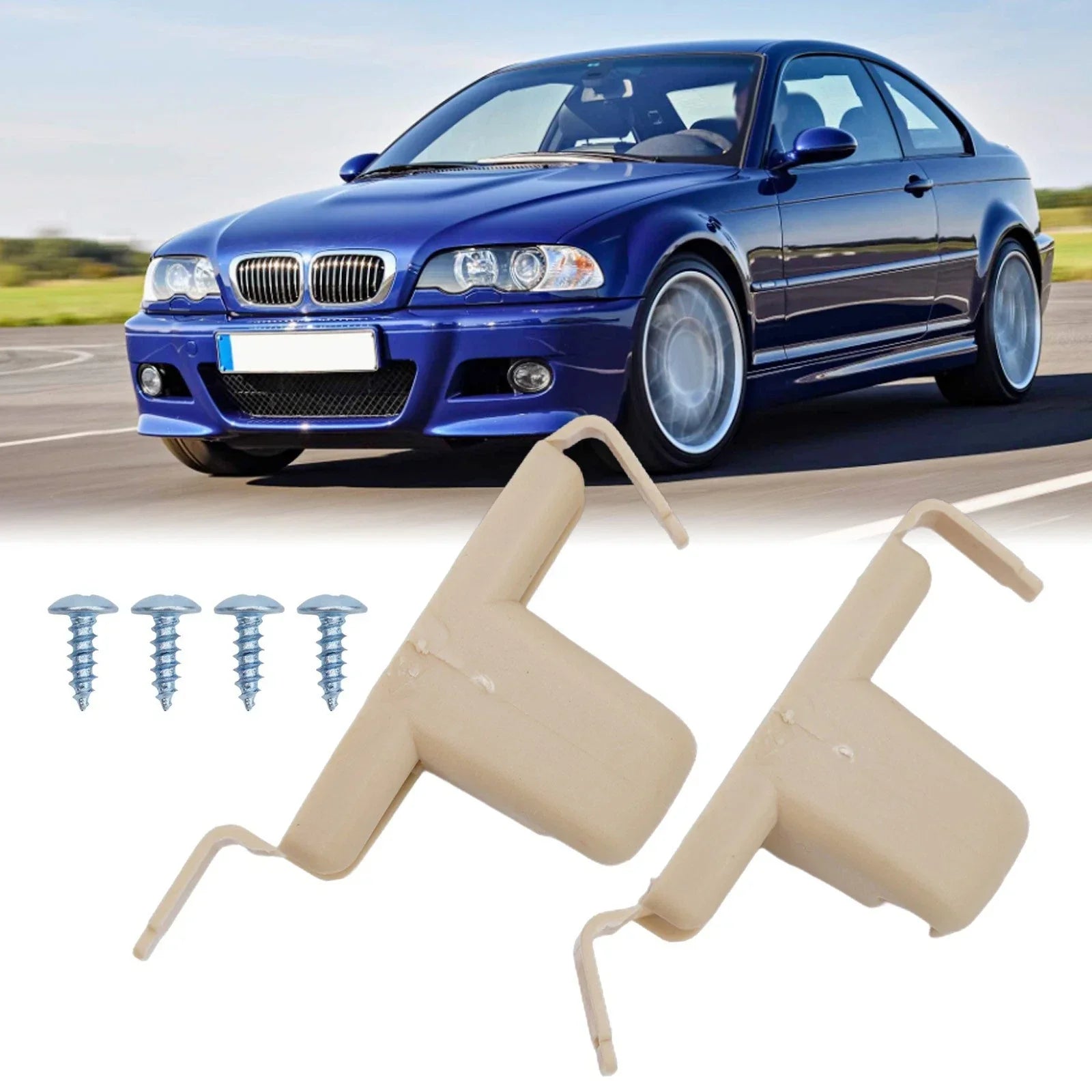 Visor Clip 2 x for BMW E46 E38 E39 E53 X5