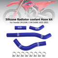 Silicone Radiator Coolant Hose for Honda CRF250R CRF250RX (2022–2025) Blue