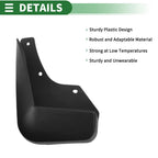 Mud Flaps Splash Guards for Chevrolet Captiva Sport (2015–2019) W/ Mounts