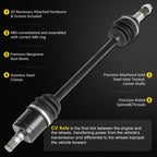 Set of 2 Complete CV Axles for Can-Am Defender HD8 (2016–2019)
