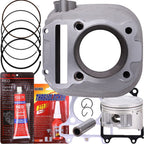 Top End Kit Cylinder Piston Gasket for Yamaha Moto 4 YFM250 (1989–1991)