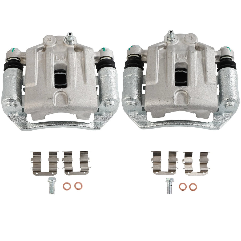 Rear Pair Brake Calipers for Kia Rondo (2007–2008) w/ Bracket