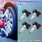 Set of 4 Tire Pressure Sensors 56029527AA 433MHz for Dodge Grand Caravan (2009–2010)