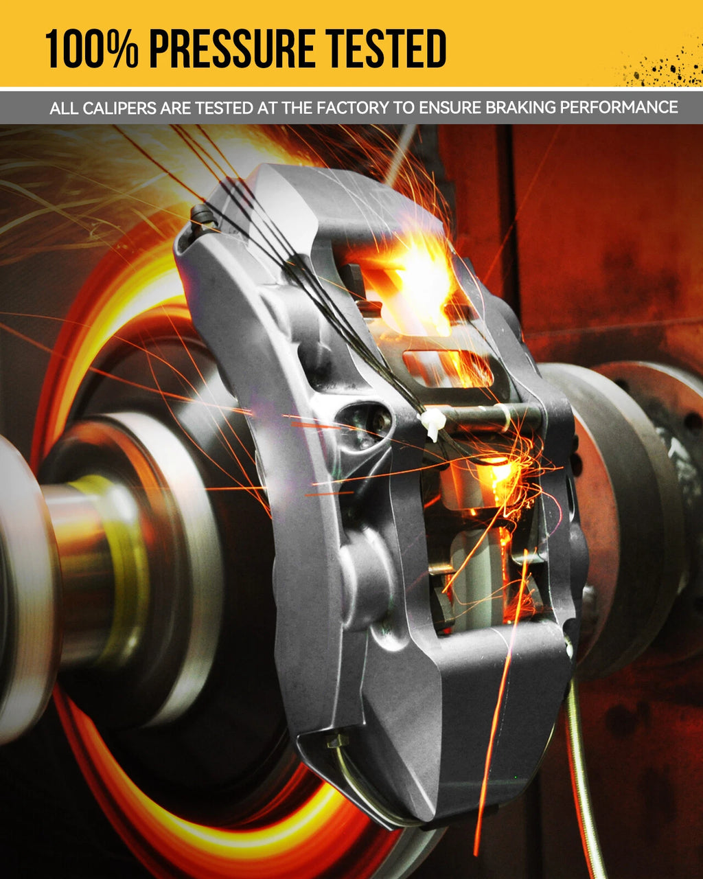 Front Passenger Brake Calipers for Honda Odyssey CR-V Crosstour (2011–2014)