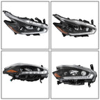 Right Headlight for Nissan Murano (2018) Halogen LED DRL Housing