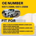 Front Left Power Window Switch for Volvo Truck VN VNL VNM VHD (2004–2015)