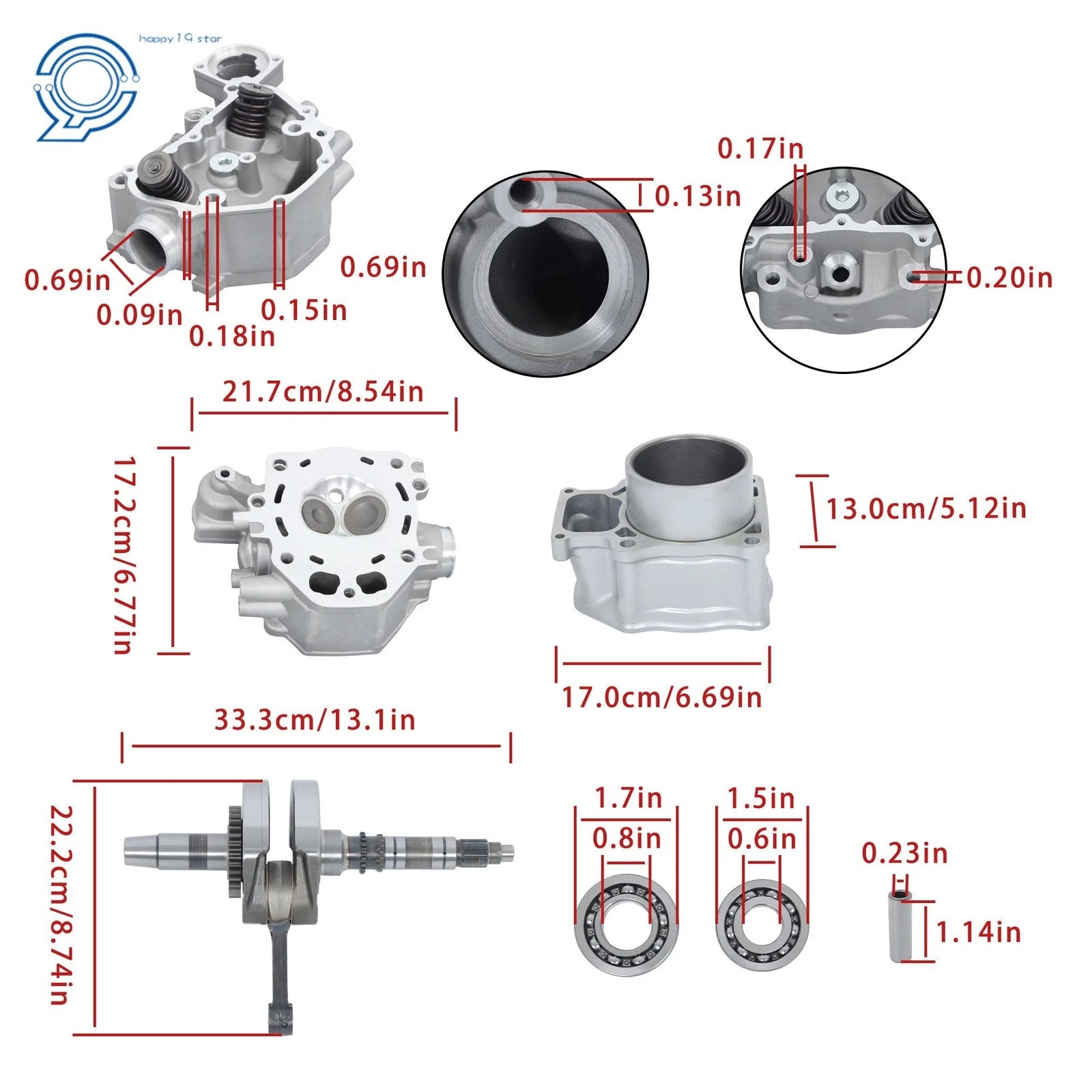 Intermediate Repair Kit for Honda TRX420 (2009-2024)