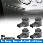 Set of 4 Bumper Parking Reverse Assist Sensors for Mercedes-Benz (A0009055504)