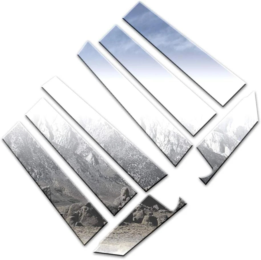 Chrome Pillar Post Trim Kit with Mirror Pieces for Toyota Sienna (2011–2020)