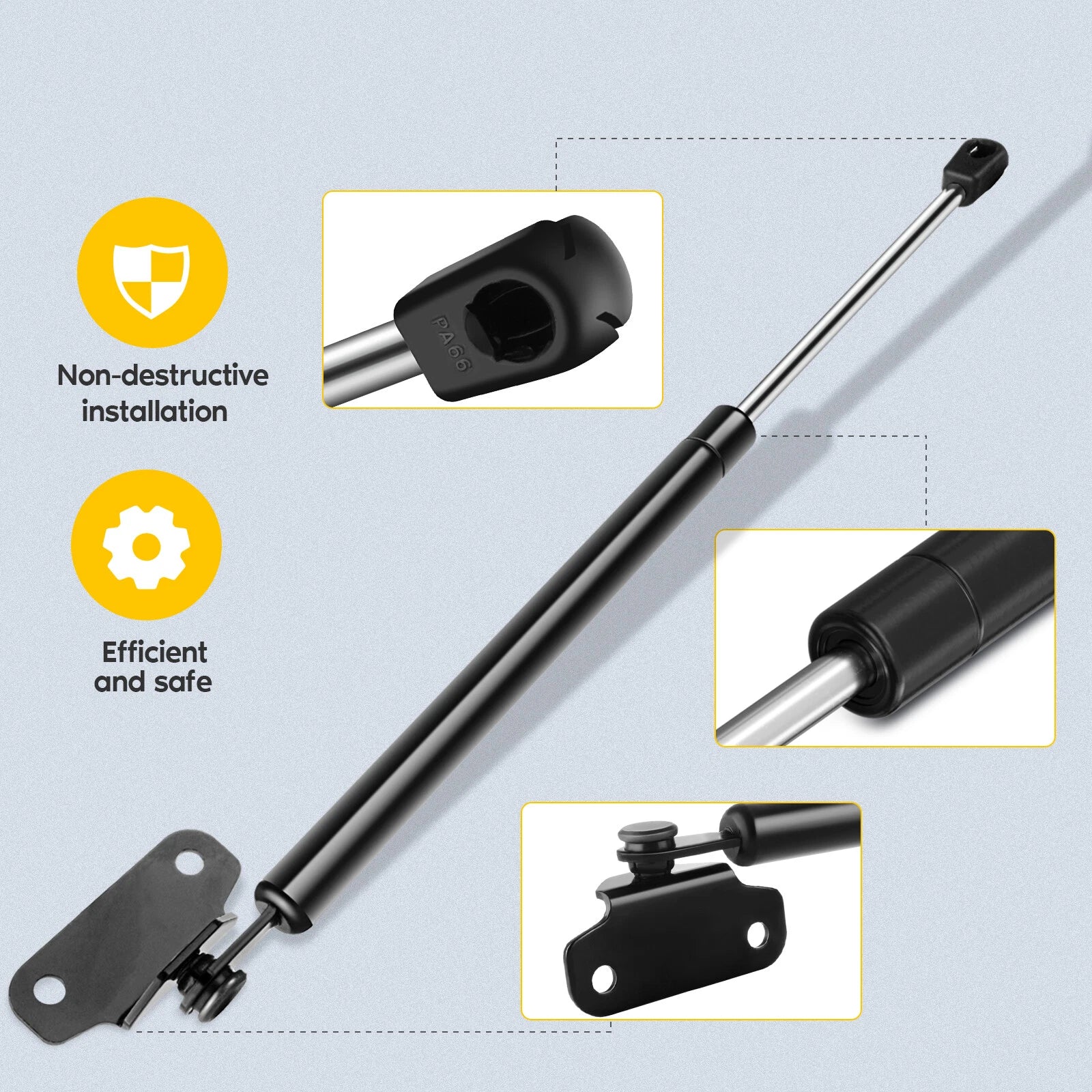 2X Front Hood Lift Supports for Honda Accord (2003–2007)