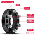 1.25" Hubcentric Wheel Spacers M14x1.5 for Ford F150 Expedition (2015–2024)
