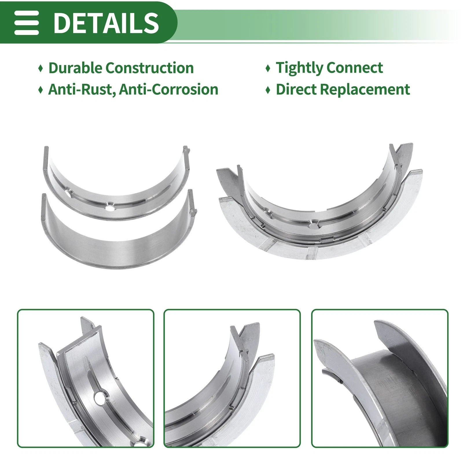 Main Bearing Set No.12648786 for Chevrolet Equinox (2005–2009)